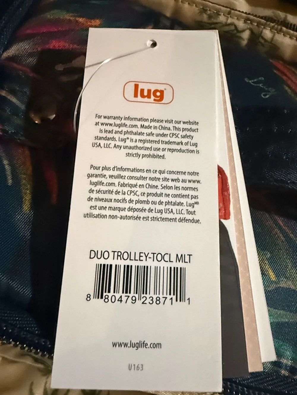NWT lug trolley cosmetic case